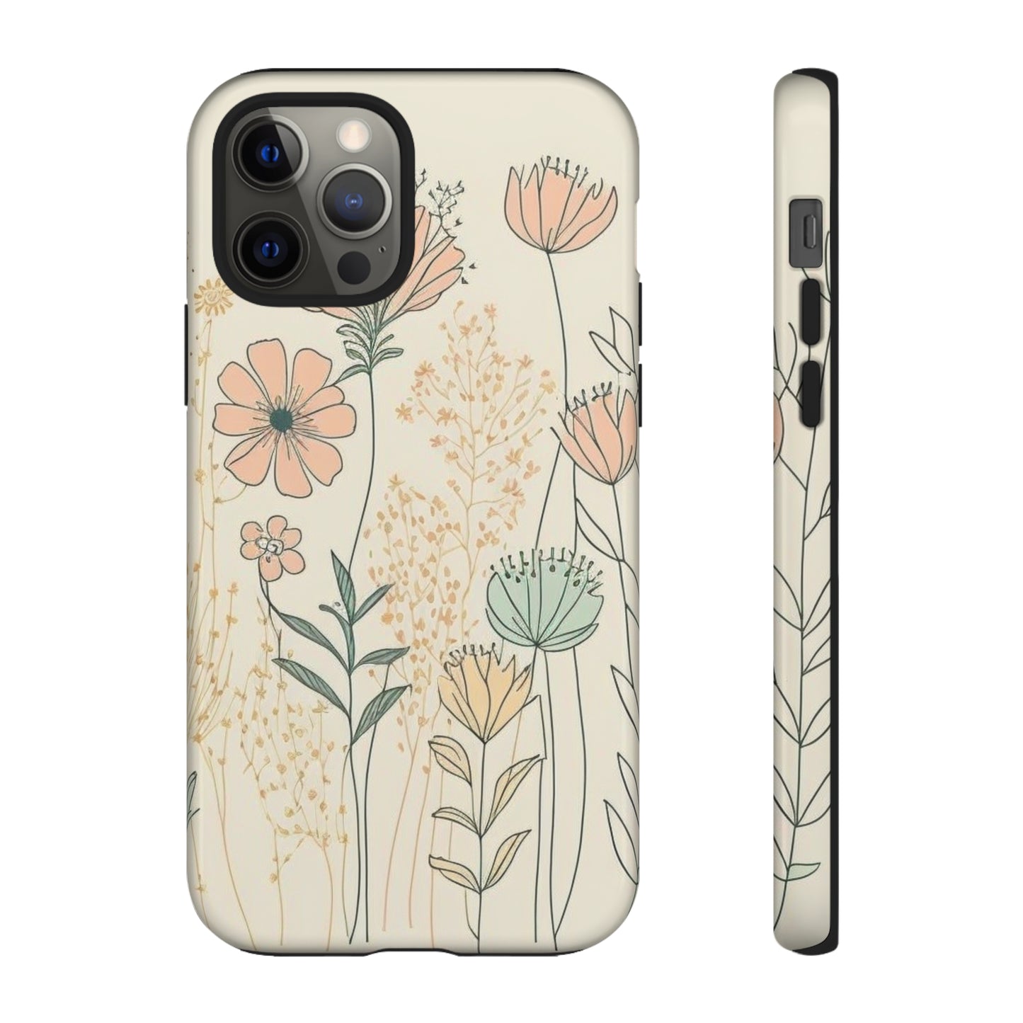 iPhone Case - Soft Boho Flowers