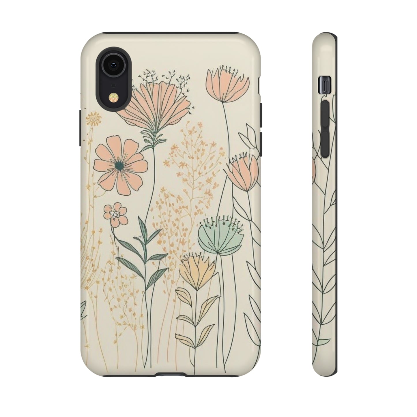 iPhone Case - Soft Boho Flowers