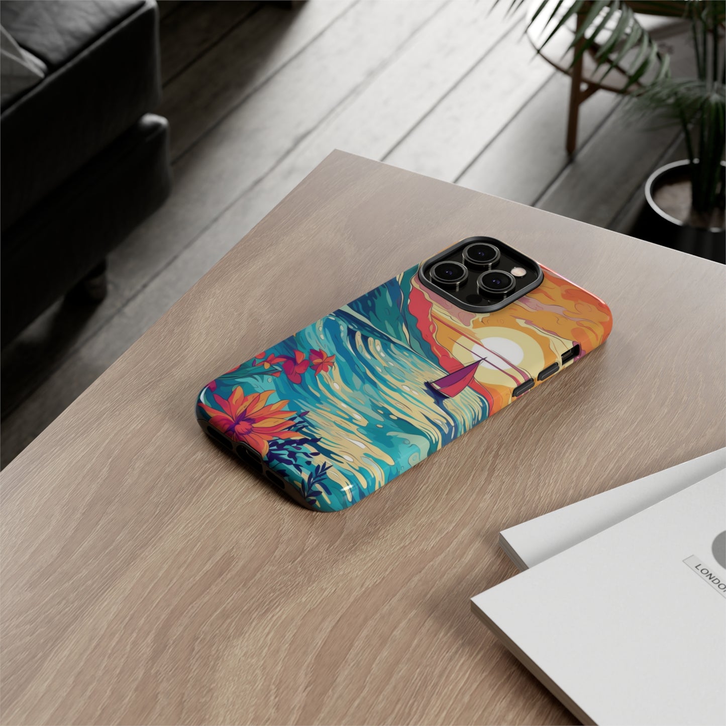 iPhone Case - Sunset Ocean Scene